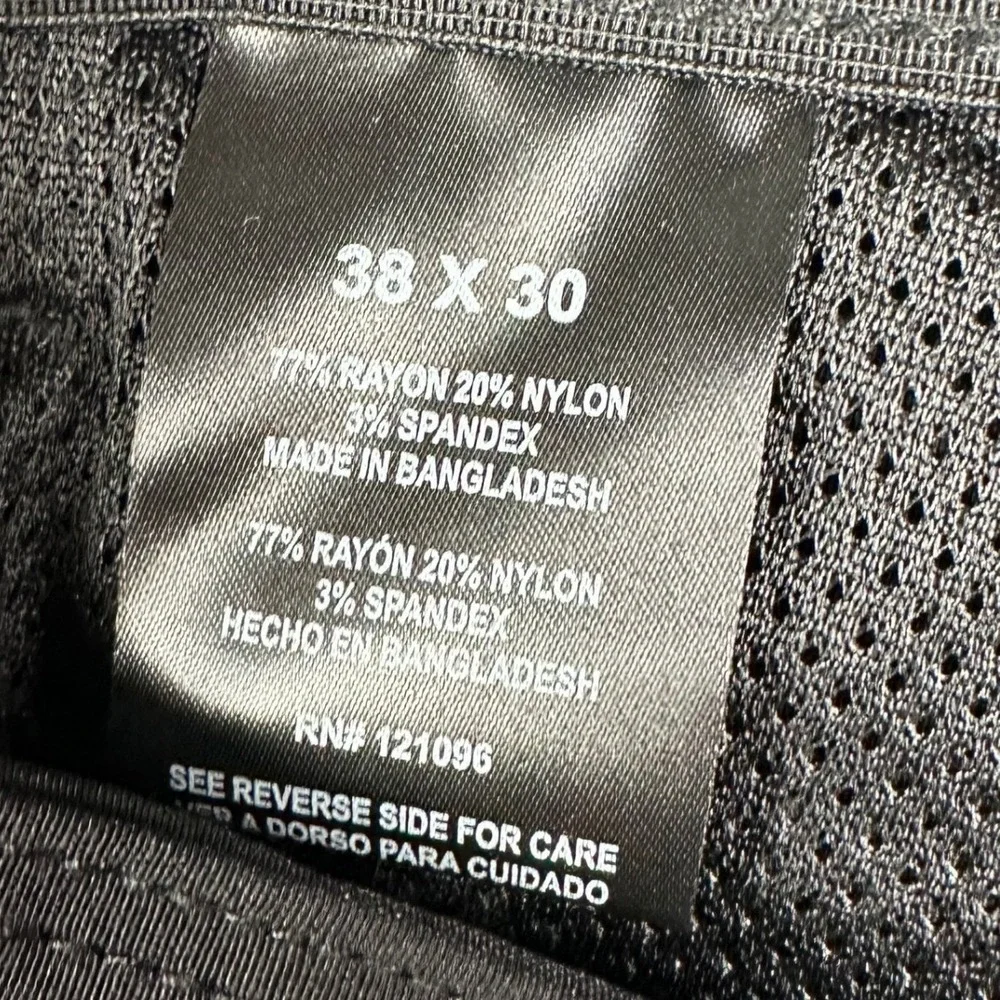 NEW Weatherproof Pants Mens 38X30 Black Tech Utility Cargo Slim Straight Stretch